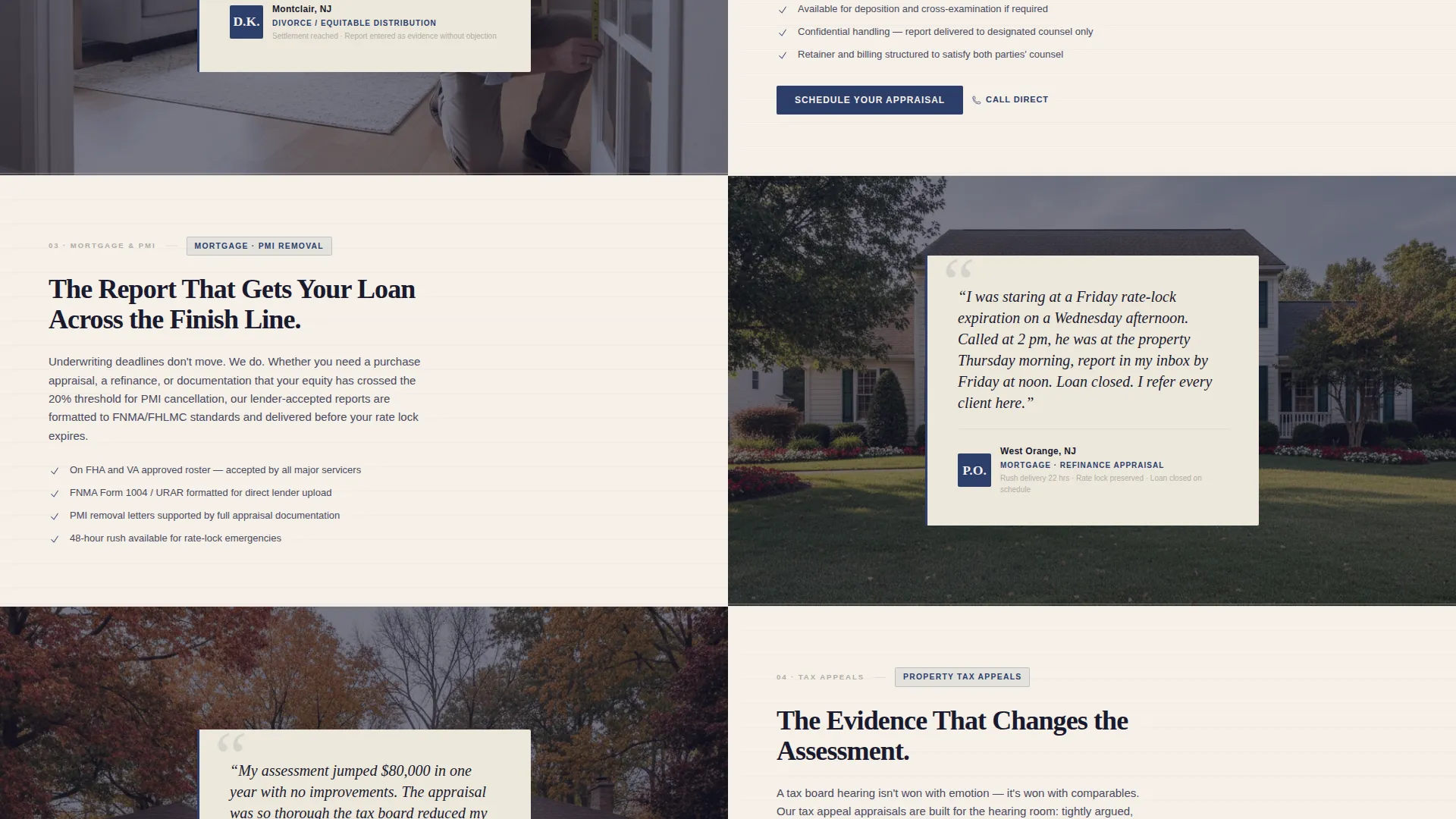 Expert Property Appraiser Landing Page Template