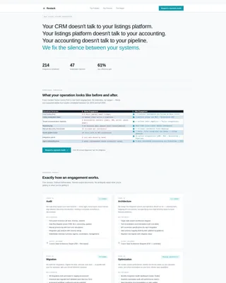 Real Estate Consulting Landing Page Template
