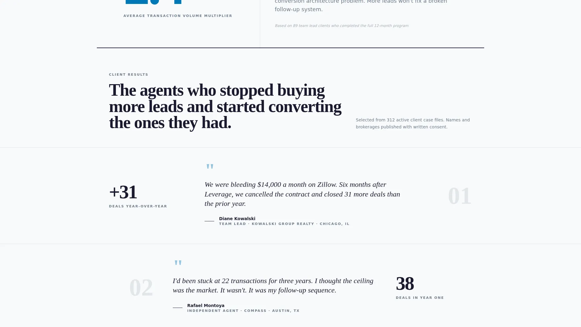 Results-Driven Business Advisory Landing Page Template