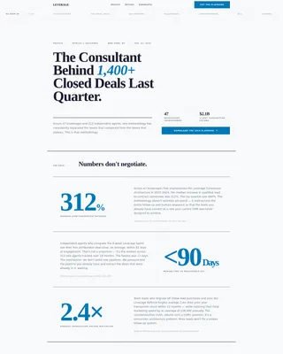 Results-Driven Business Advisory Landing Page Template