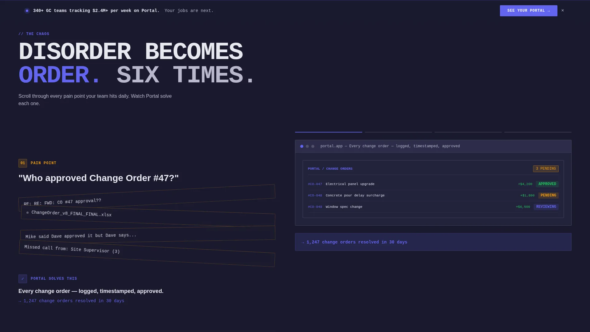Construction Software & SaaS Specialist Professional Website Template