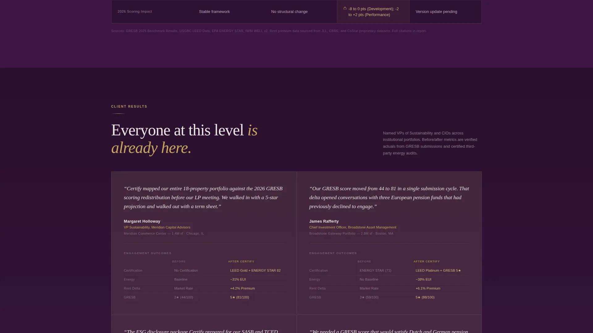 Sustainability Consultancy Landing Page Template