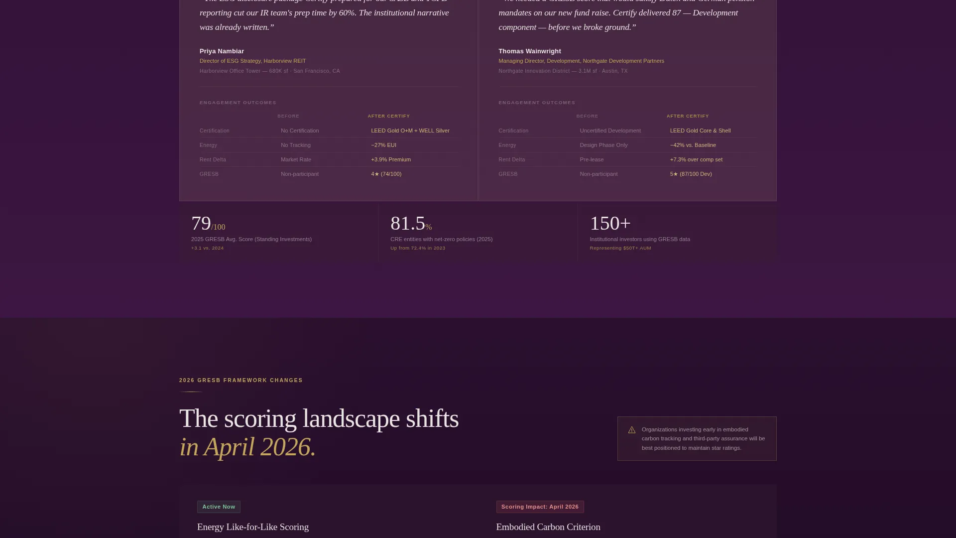 Sustainability Consultancy Landing Page Template