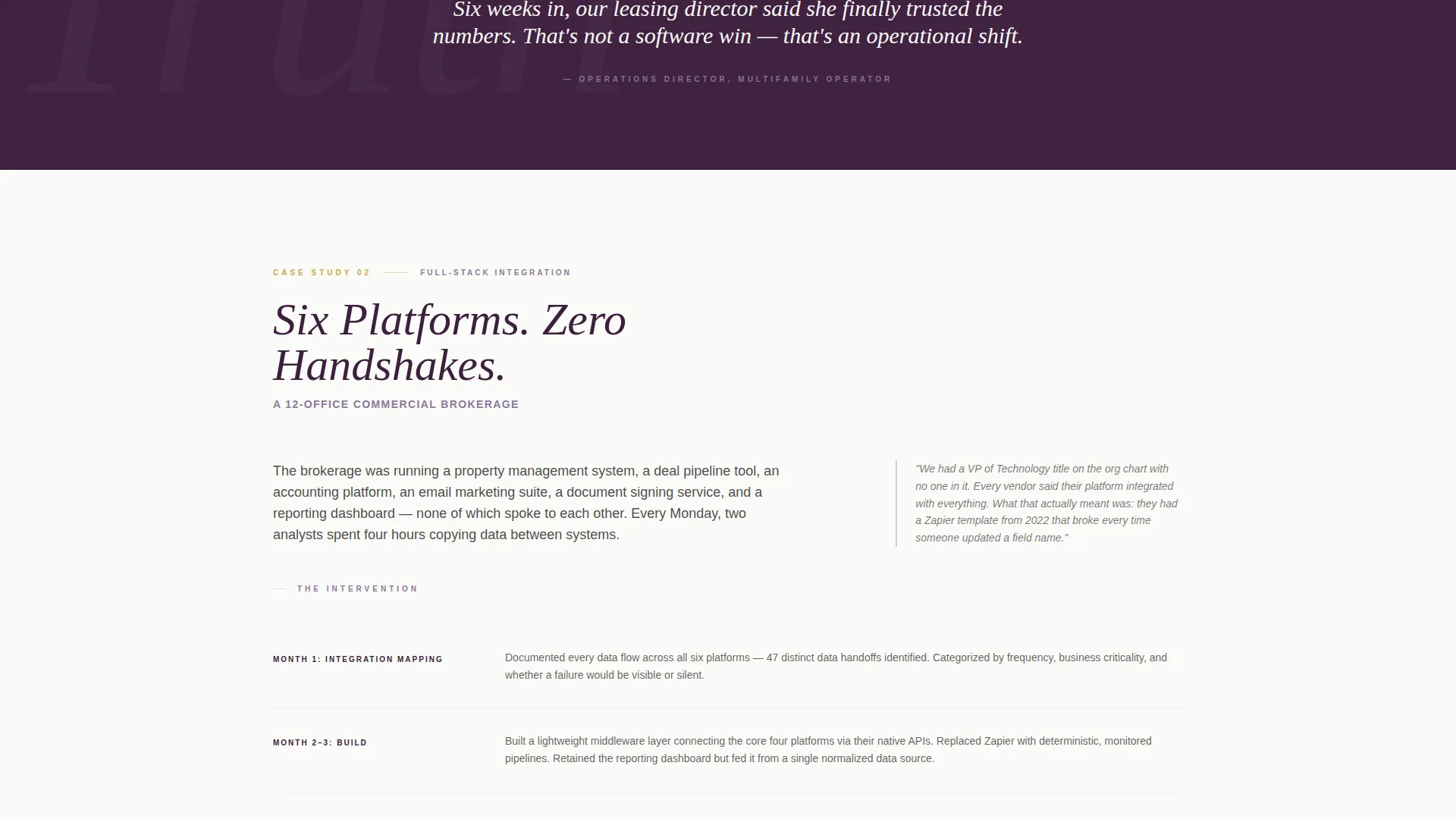 Proptech Consultant Landing Page Template