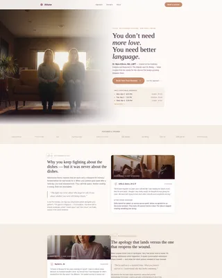 Relationship Coaching Landing Page Template