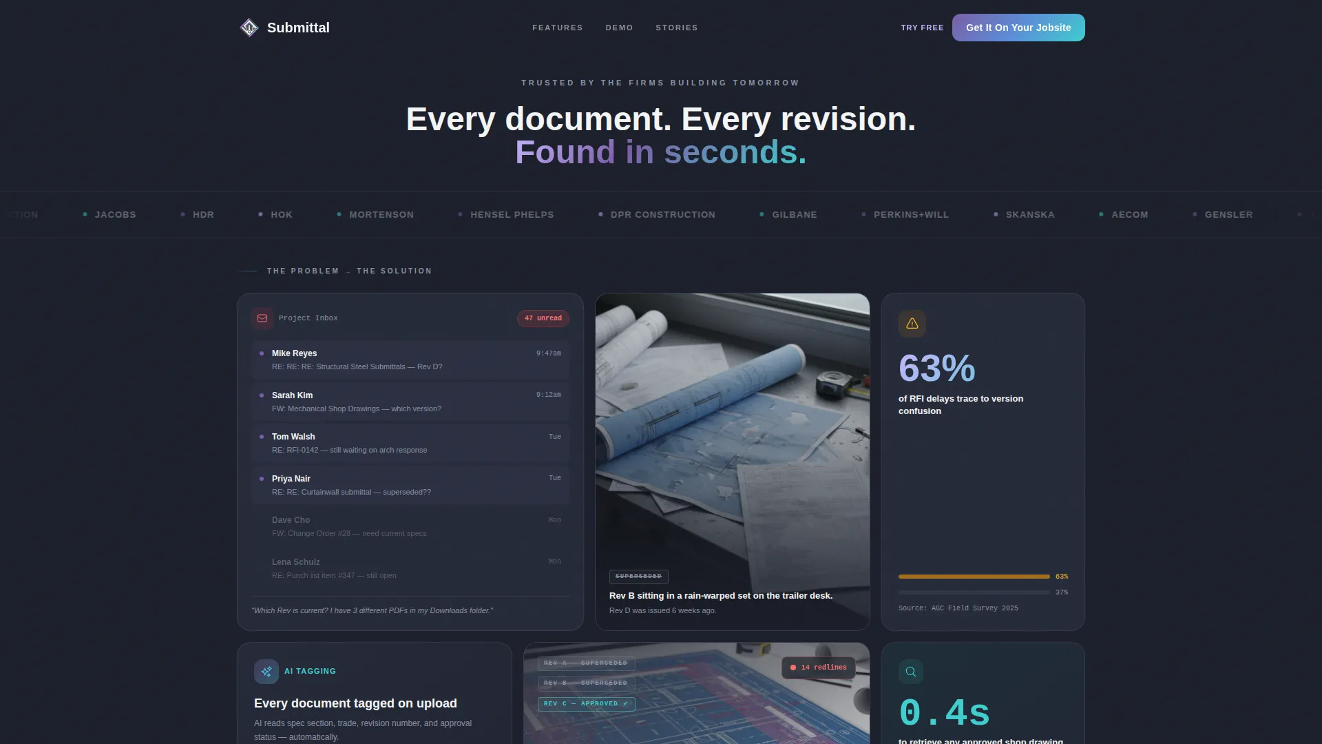 Construction Software Advanced Professional Website Template