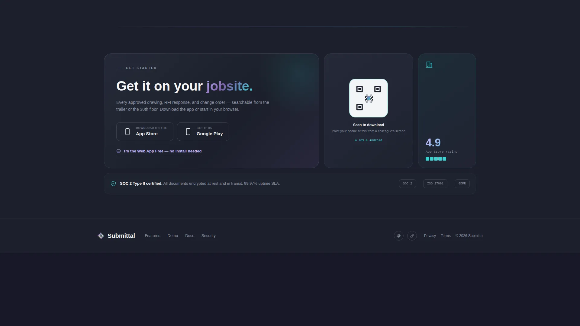 Construction Software Advanced Professional Website Template