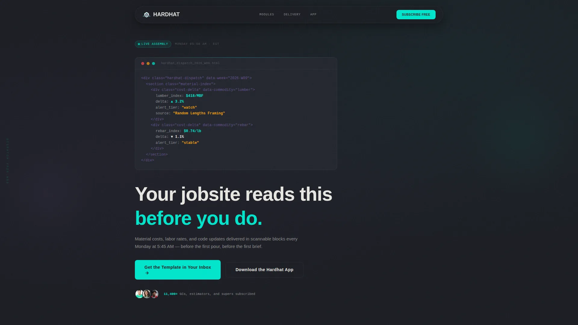 Construction Digital Presence Specialist Professional Website Template