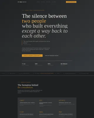 Confidential Relationship Coaching Landing Page Template