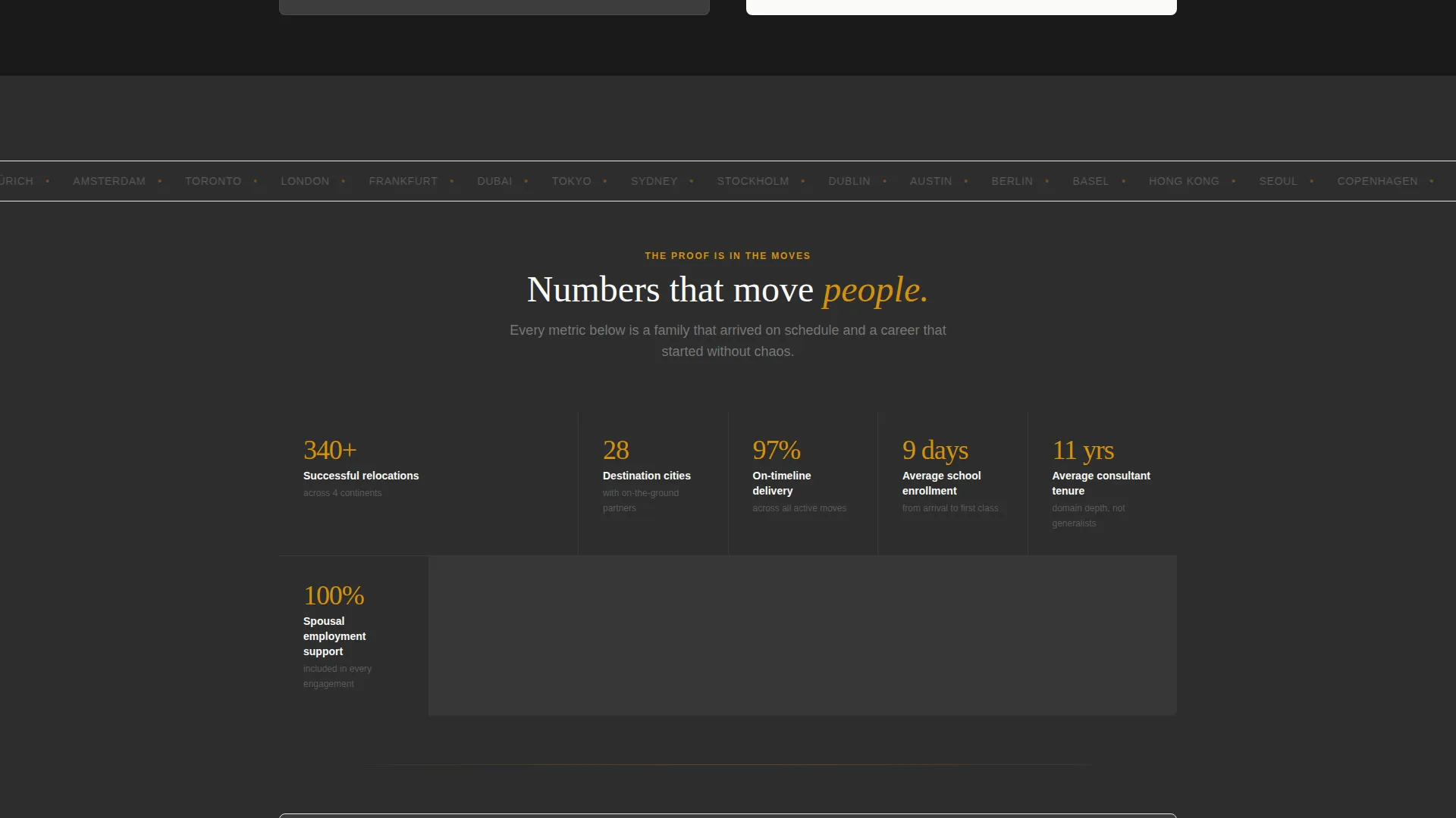 Relocation Consulting Landing Page Template