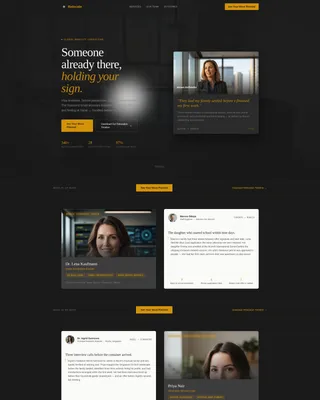 Relocation Consulting Landing Page Template