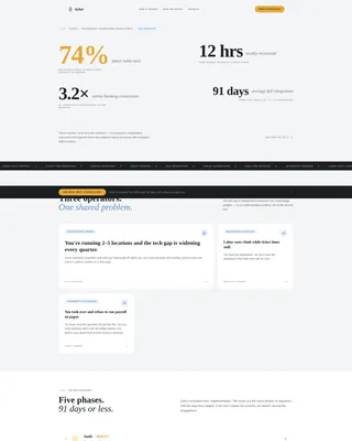Restaurant Consulting Landing Page Template