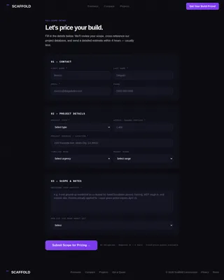 Fast Construction Landing Page Template