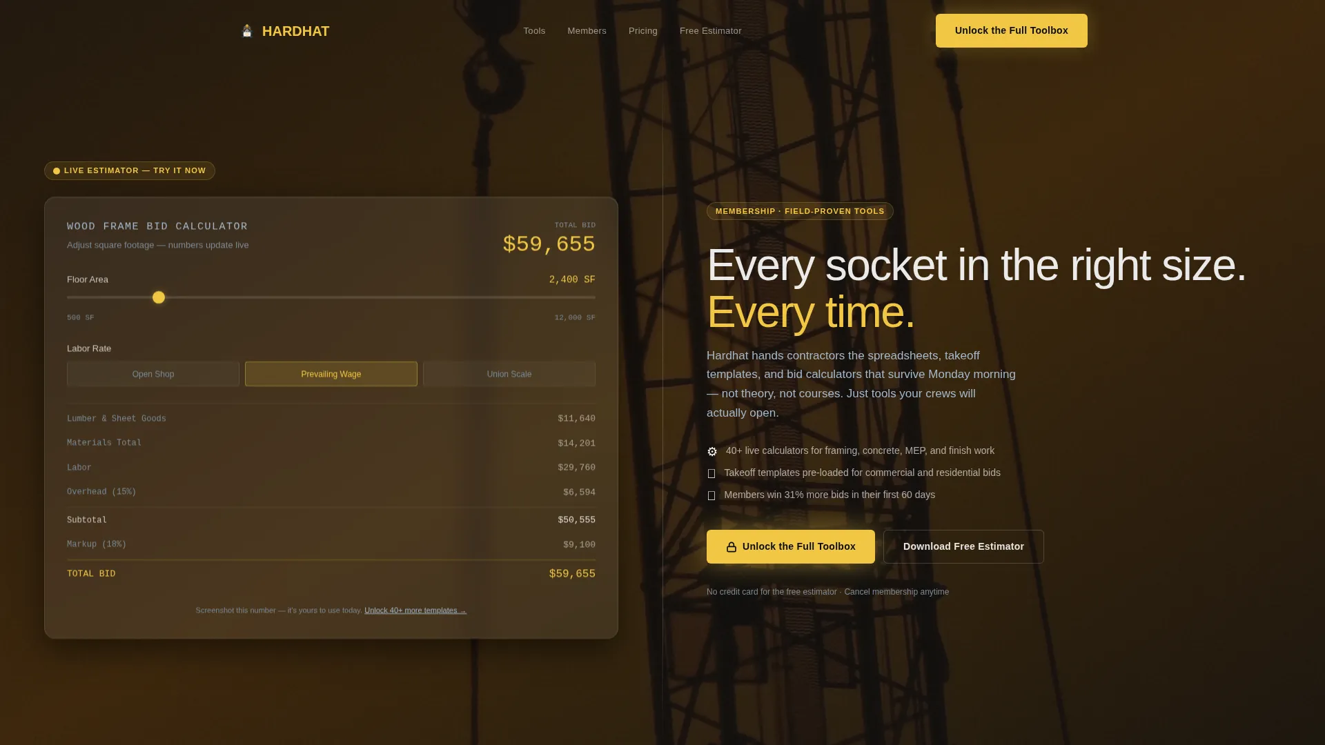 Skilled Masonry Landing Page Template