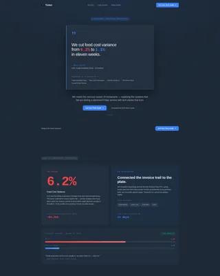 Instant Fine Dining Booking Landing Page Template