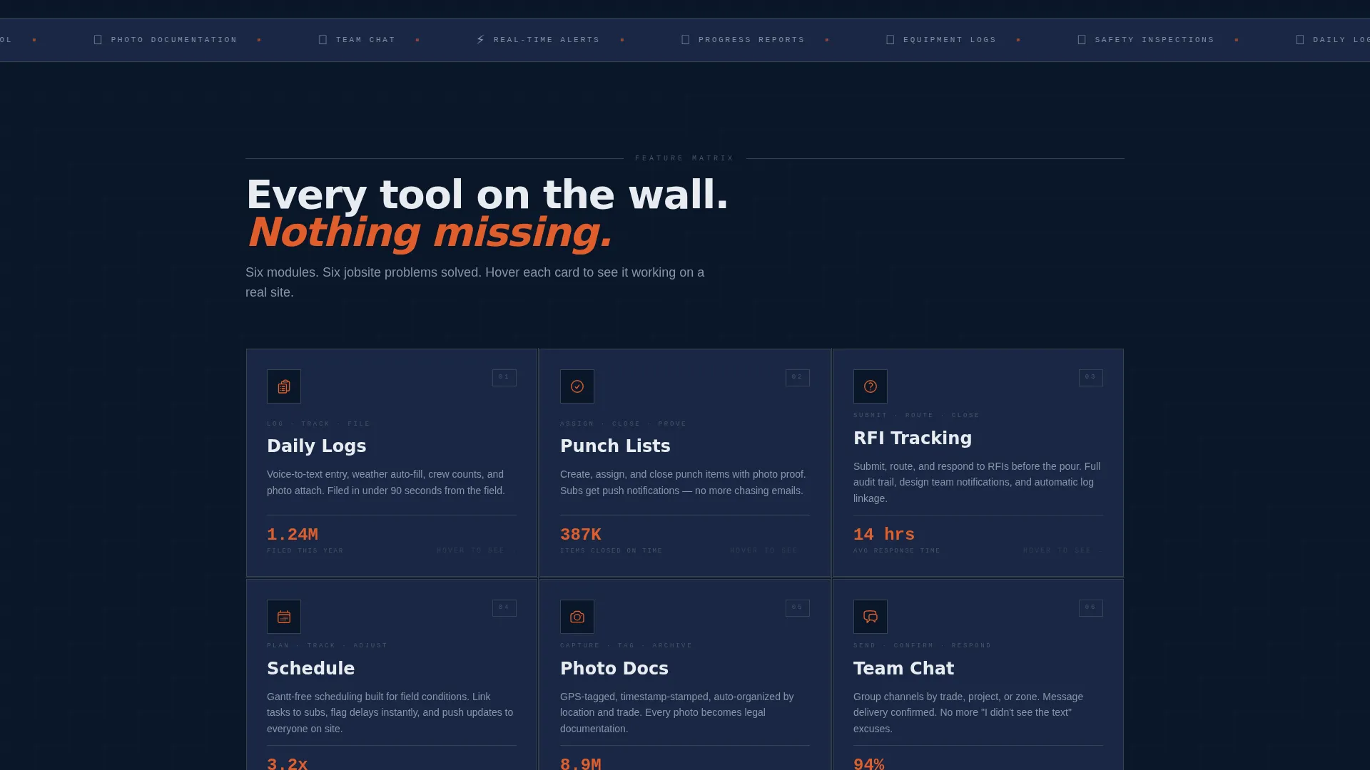 Expert Construction Software & SaaS Professional Website Template