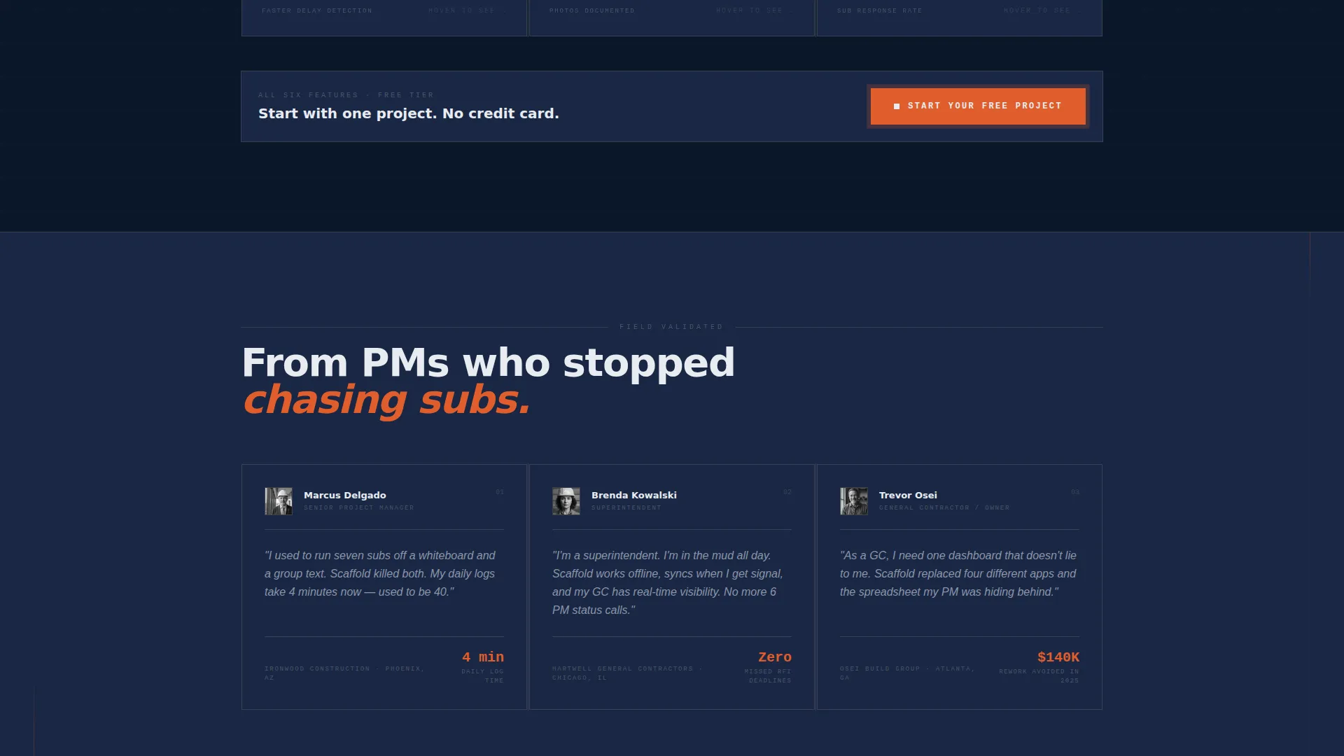 Expert Construction Software & SaaS Professional Website Template