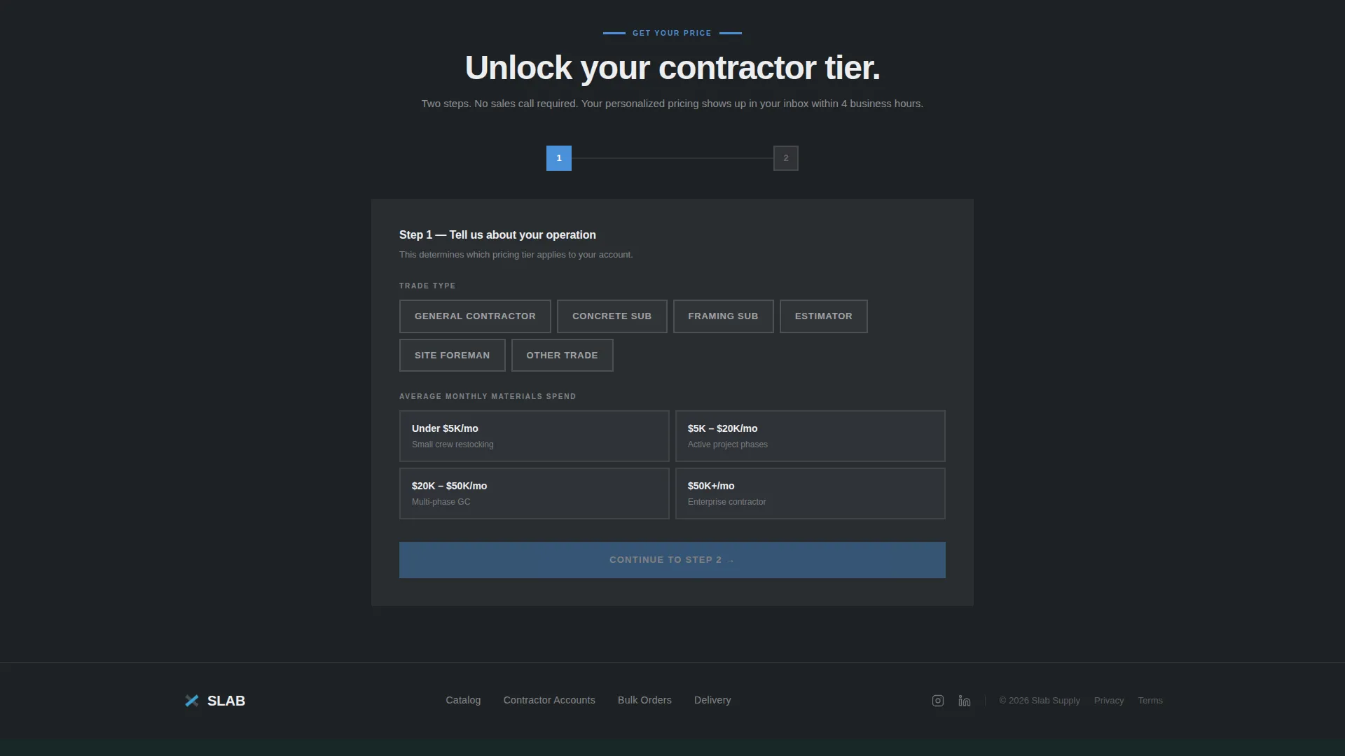 Modern Construction Landing Page Template