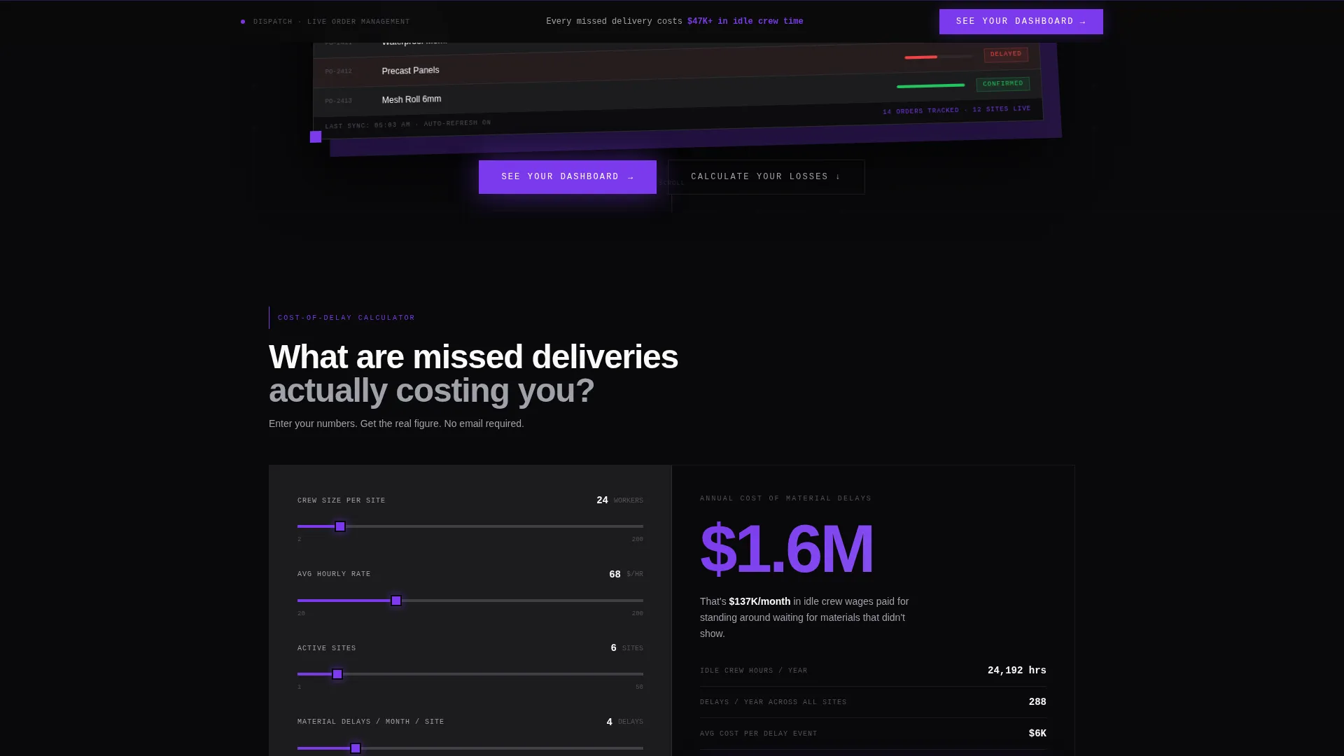 Site Build Landing Page Template