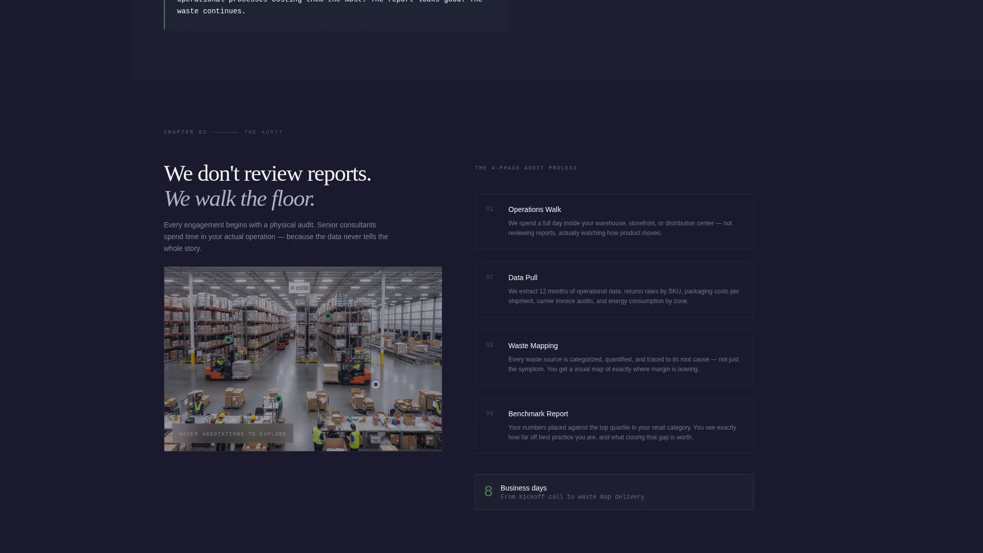 Retail Sustainability Consultant Landing Page Template