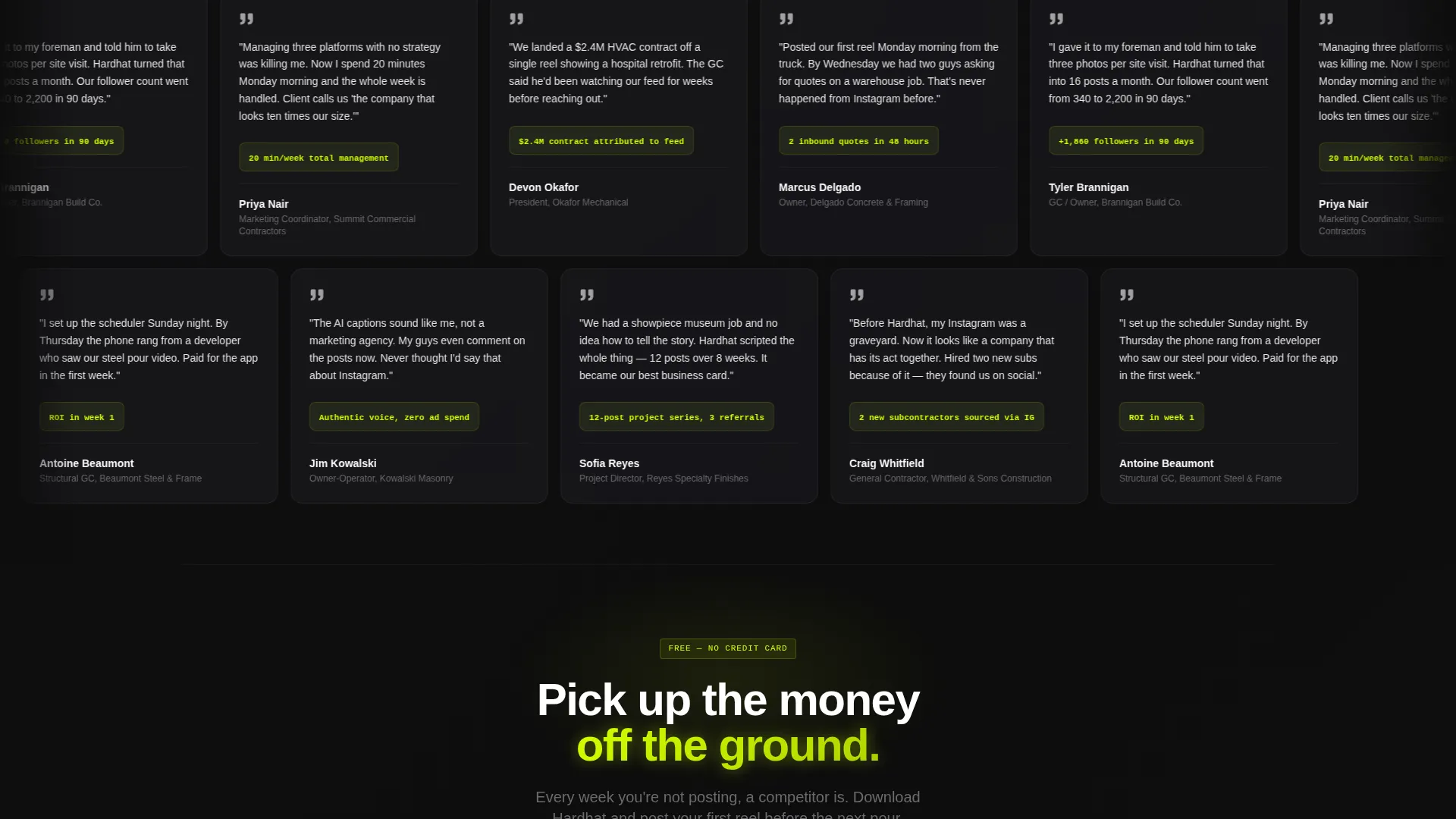 Rapid Construction Landing Page Template