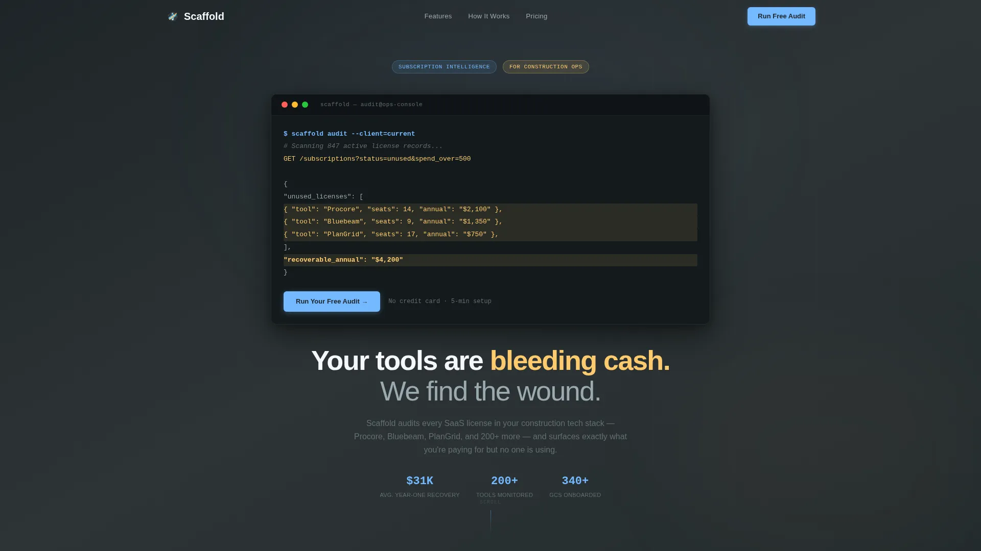 Pro Construction Landing Page Template
