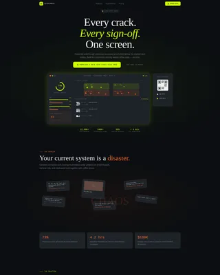 Construction Survey & Feedback Landing Page