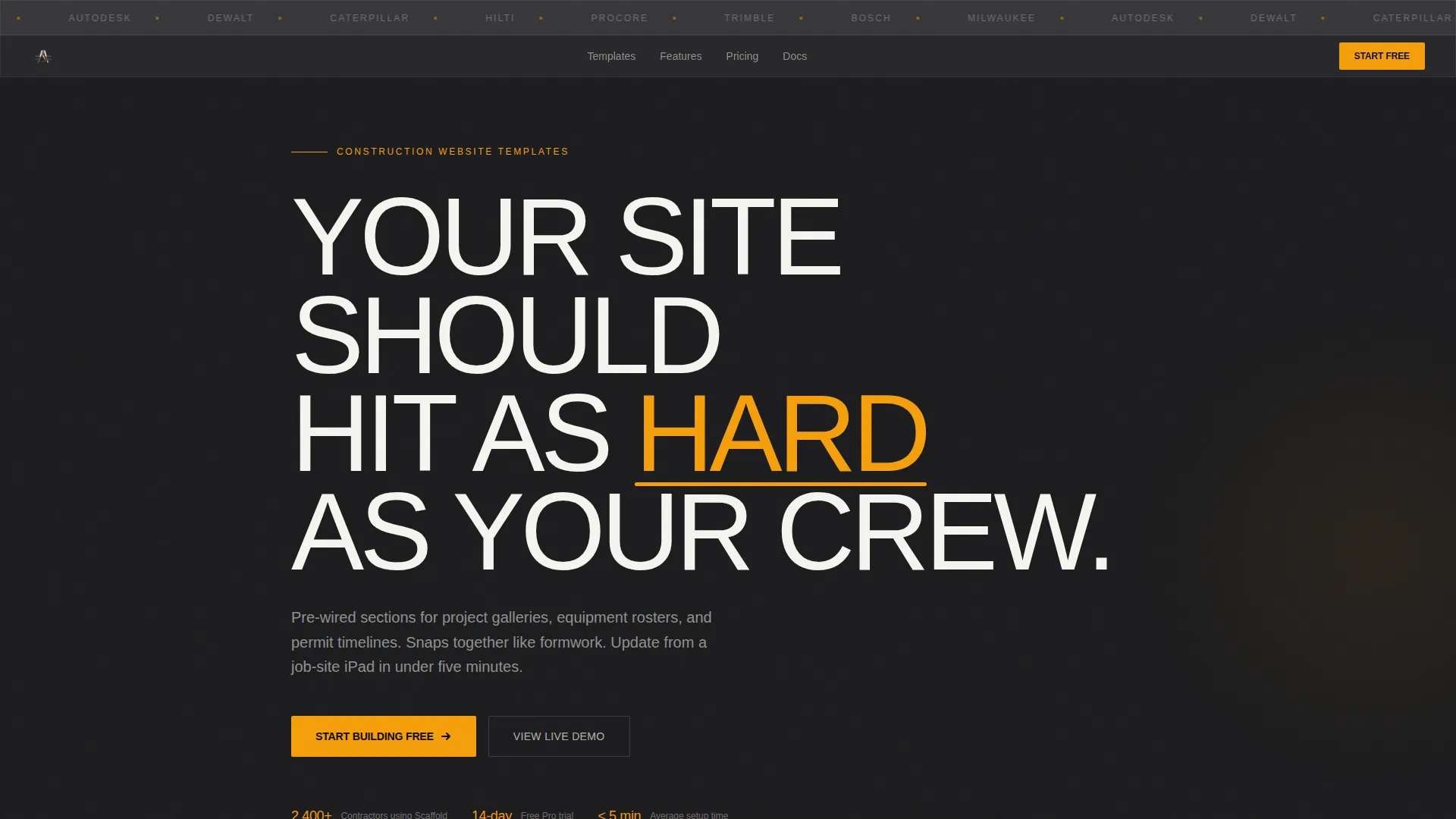 Elite Builder Landing Page Template
