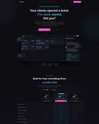 Complete Consulting Firm Software Comparison Website Template