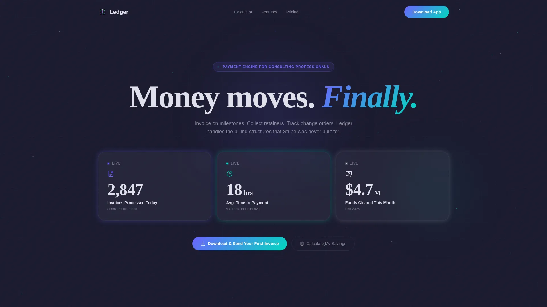 Specialist Consulting Firm Software Pricing & Packages Website Template