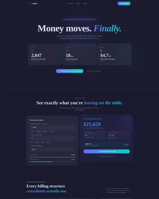 Specialist Consulting Firm Software Pricing & Packages Website Template