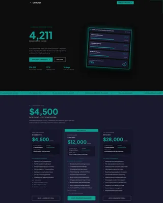 Consulting Firm Pricing Tiers & Engagement Packages Website Template