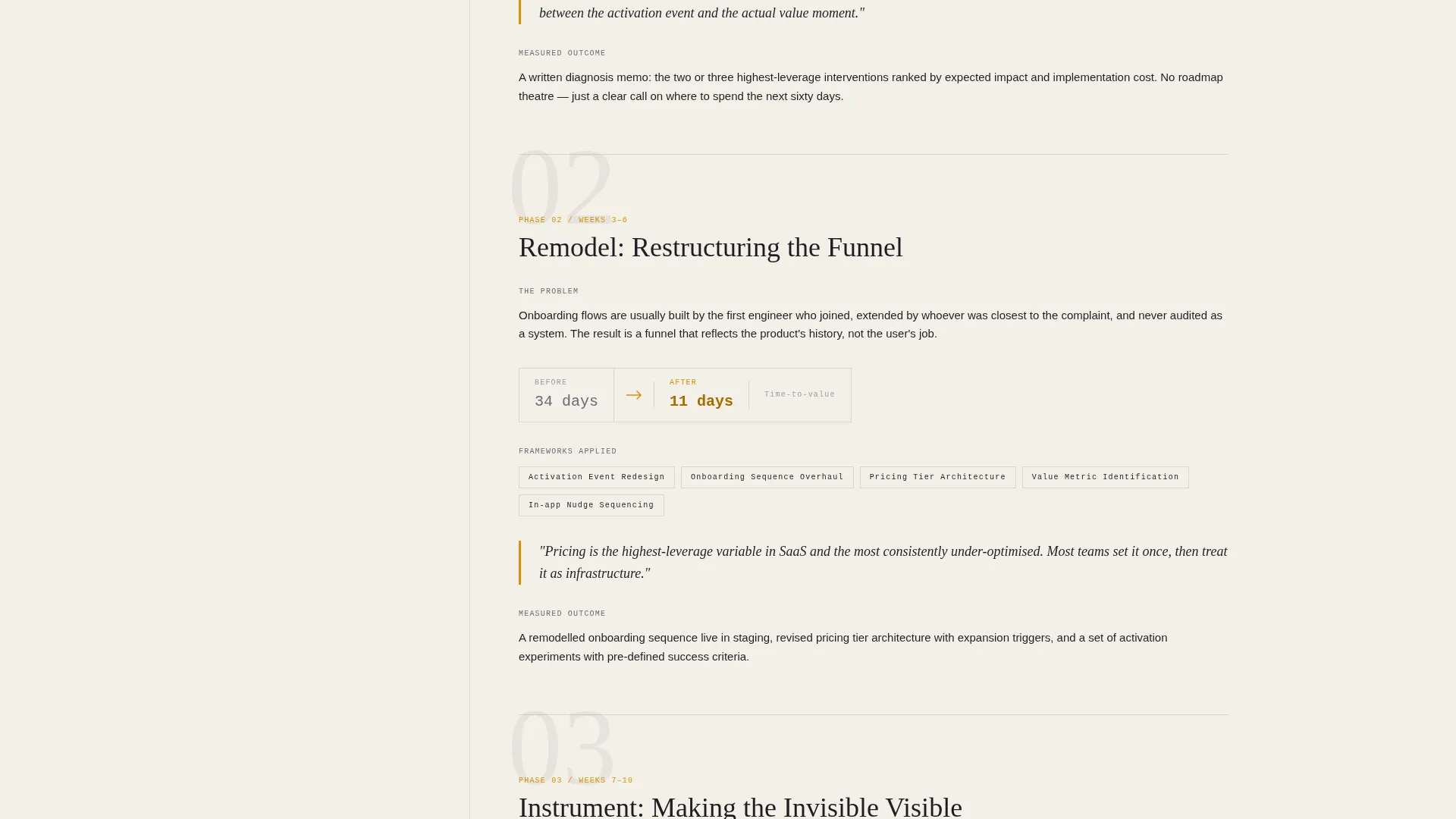 SaaS Consulting Portfolio Website Template
