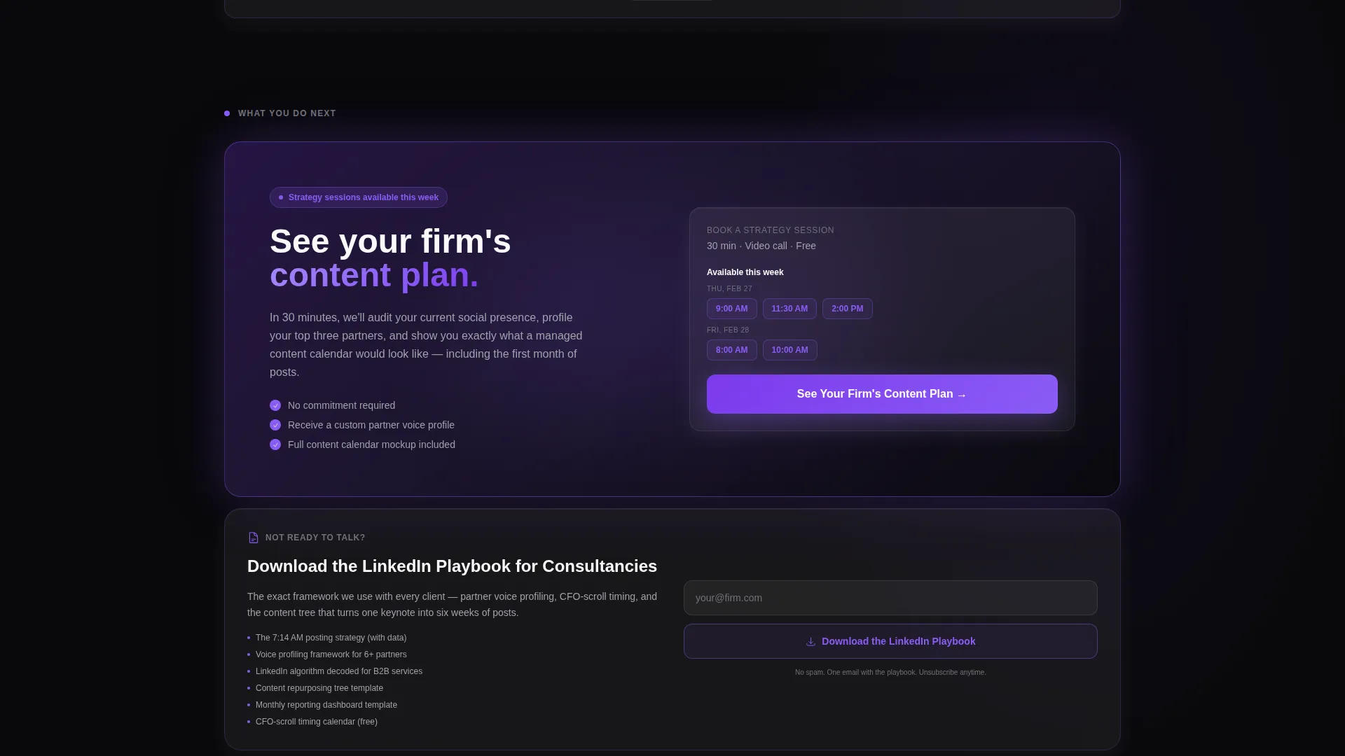 Specialist Consulting Firm Software Appointment Booking Website Template