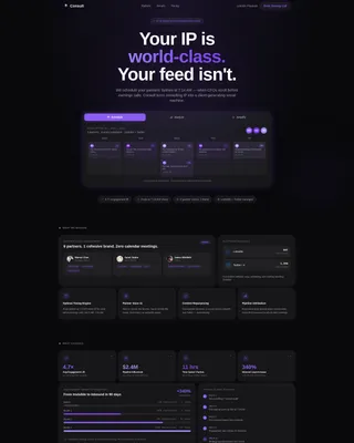 Specialist Consulting Firm Software Appointment Booking Website Template