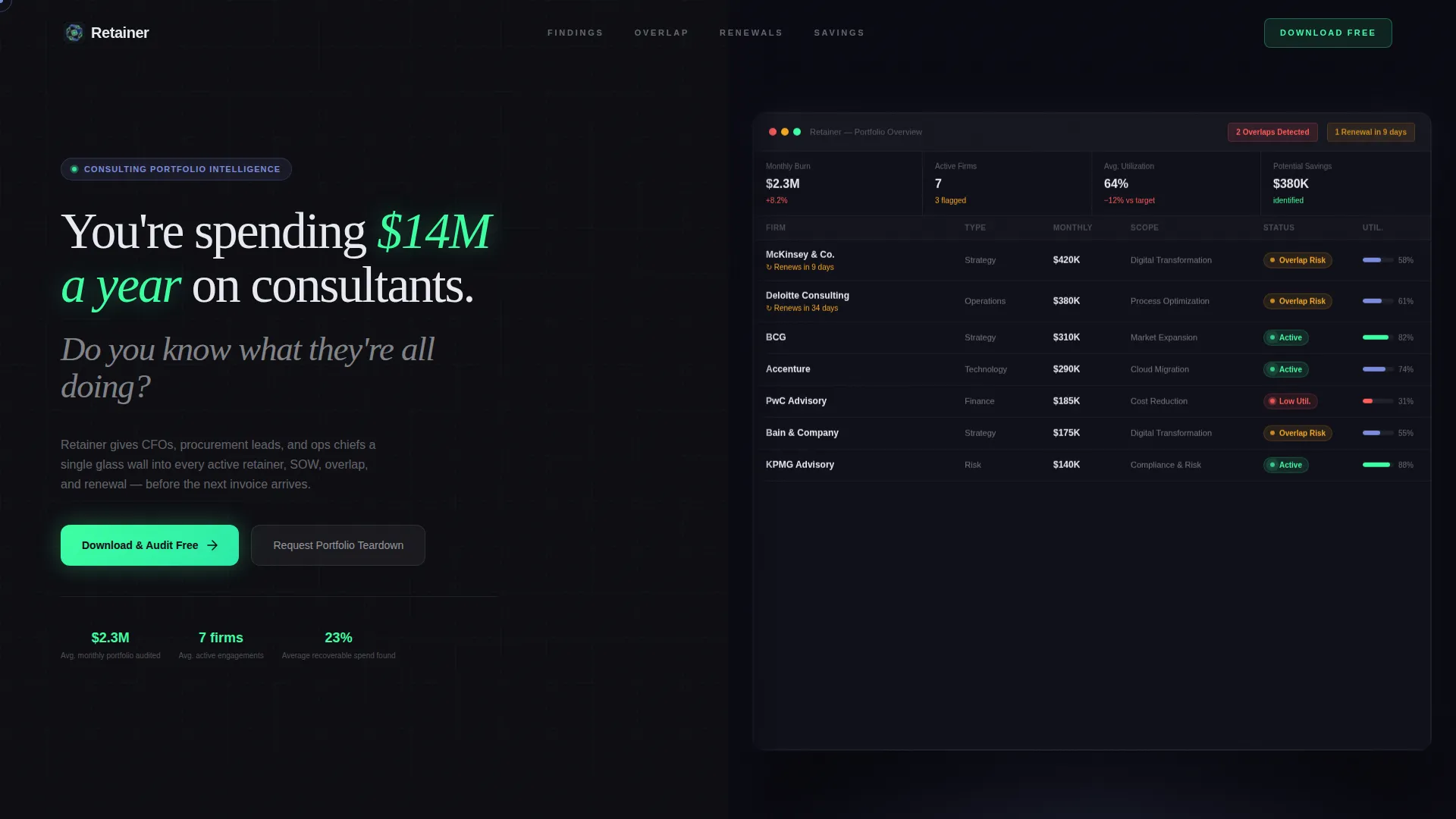 Consulting Firm Software Professional Website Template