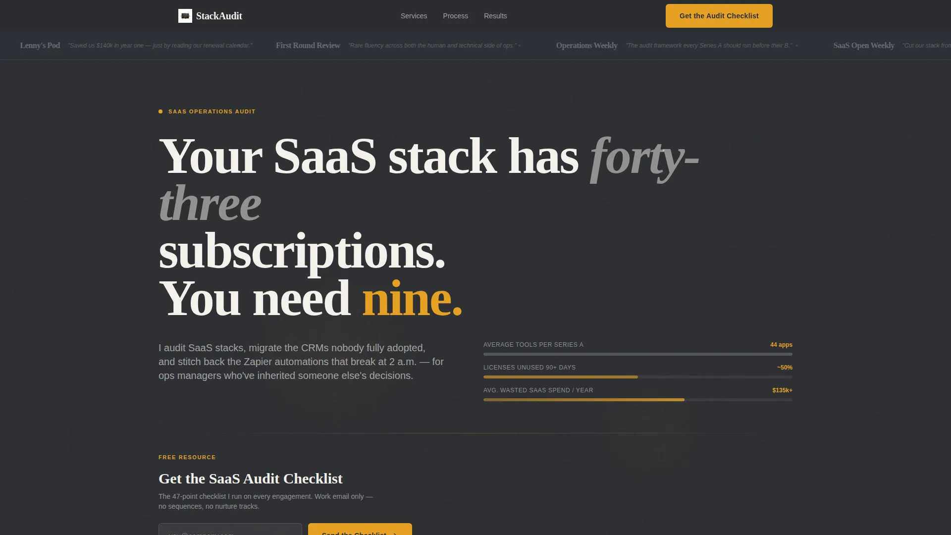 SaaS Consulting FAQ Website Template