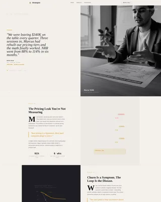 SaaS Consulting Booking Website Template