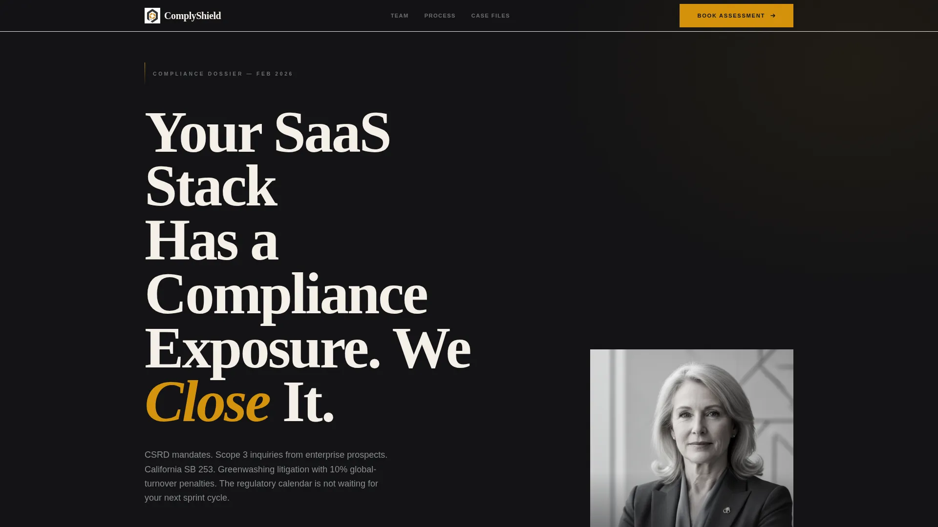 SaaS Consulting Professional Website Template