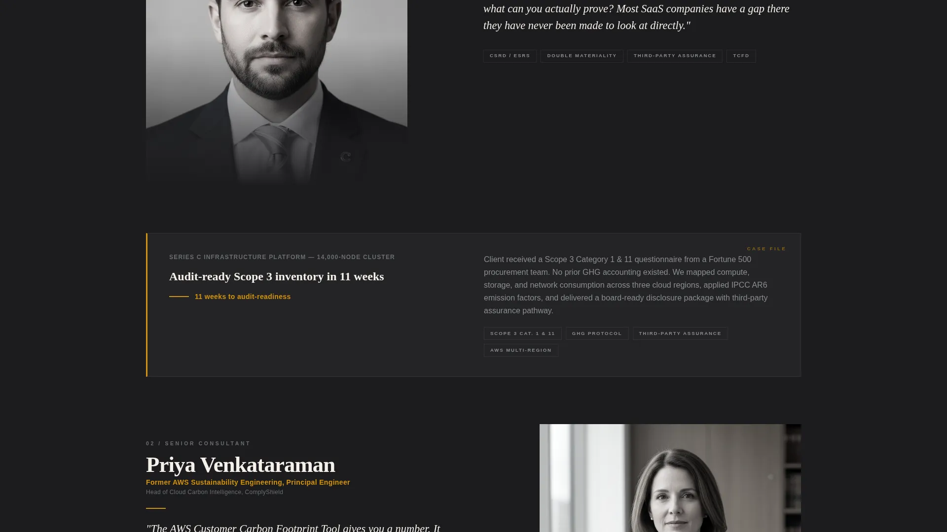 SaaS Consulting Professional Website Template