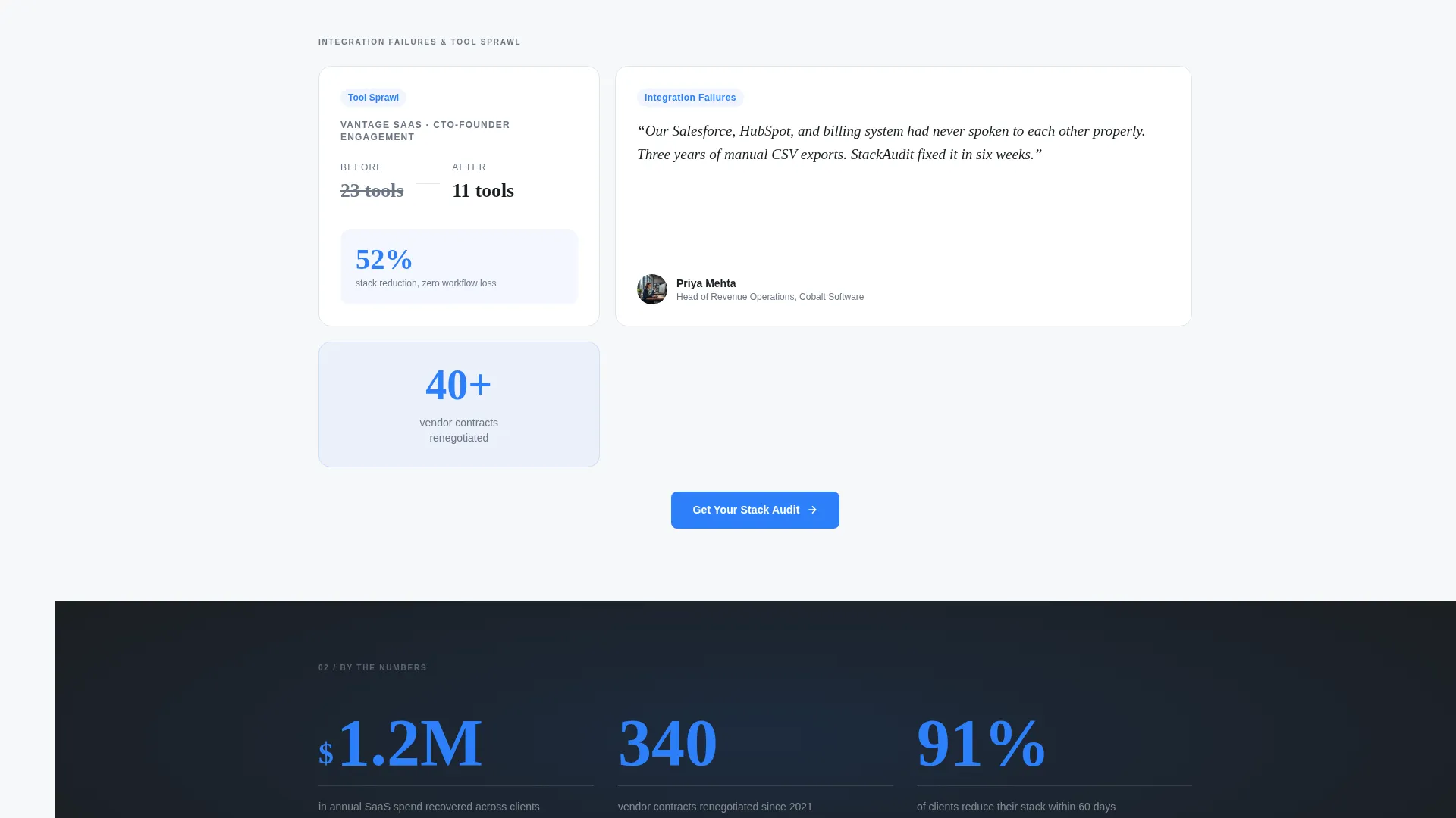SaaS Consulting Landing Page Template