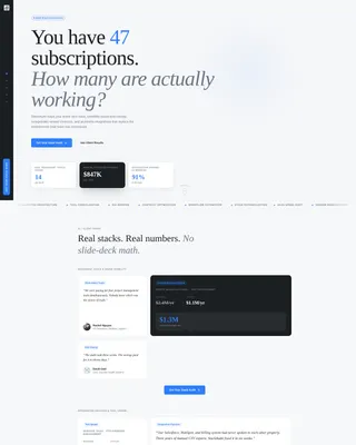 SaaS Consulting Landing Page Template