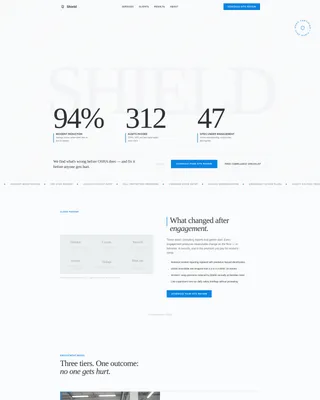 Safety Consultancy Landing Page Template