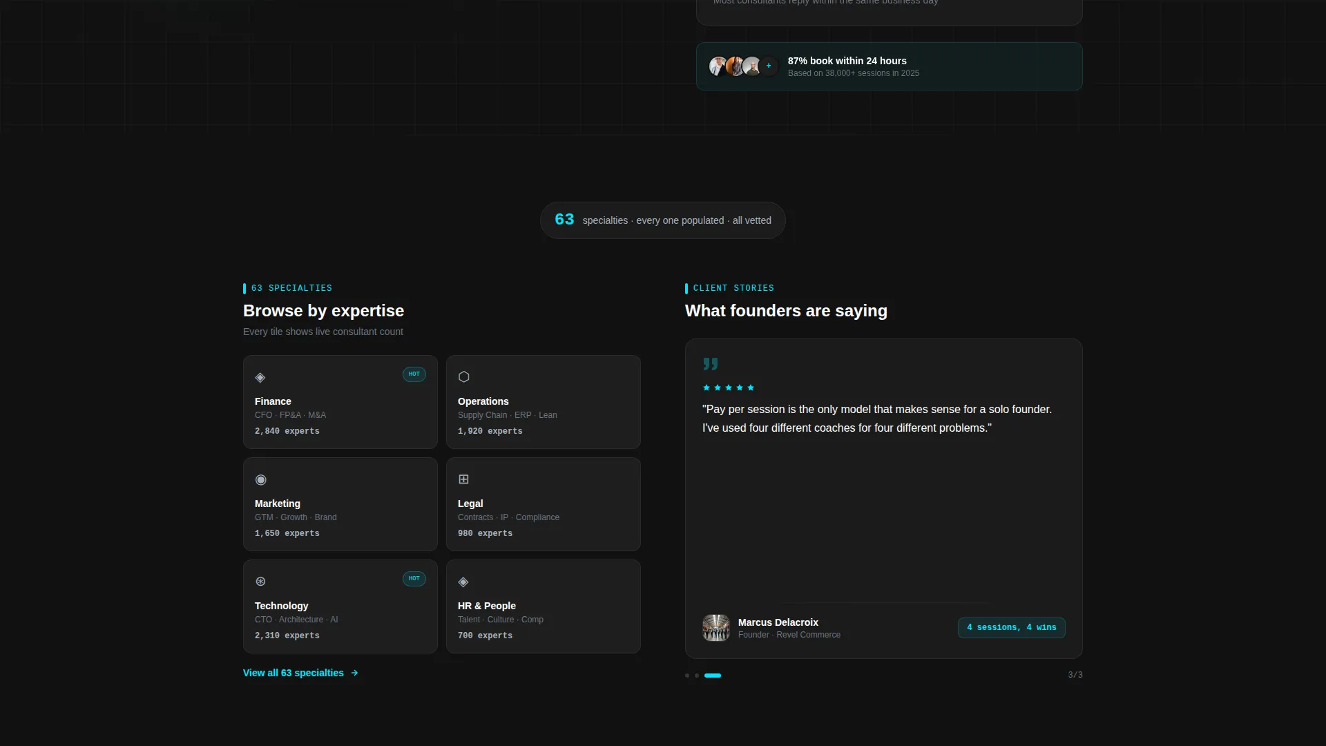 Advanced Consulting Digital Presence Appointment Booking Website Template