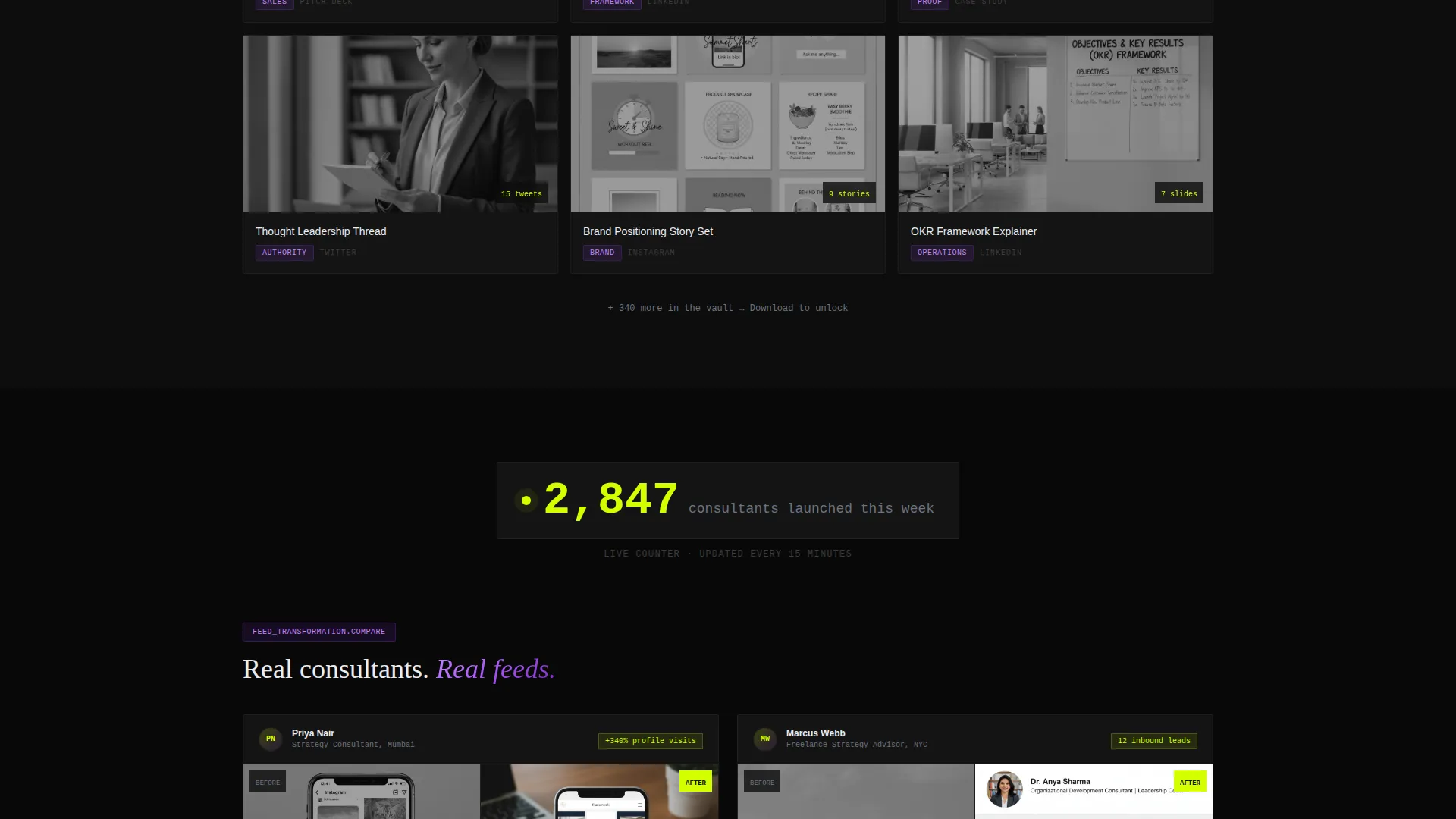 Specialist Consulting Digital Presence Provider Directory Website Template