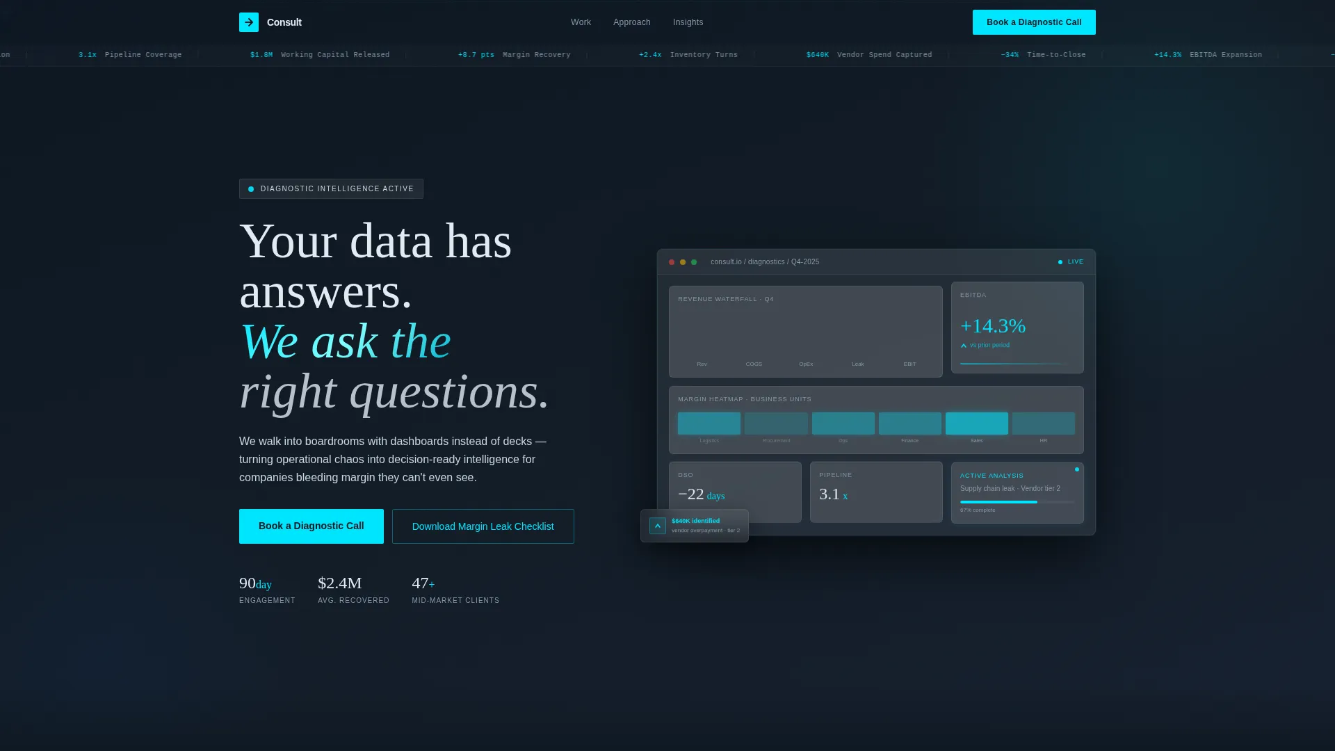 Specialist Consulting Digital Presence Appointment Booking Website Template