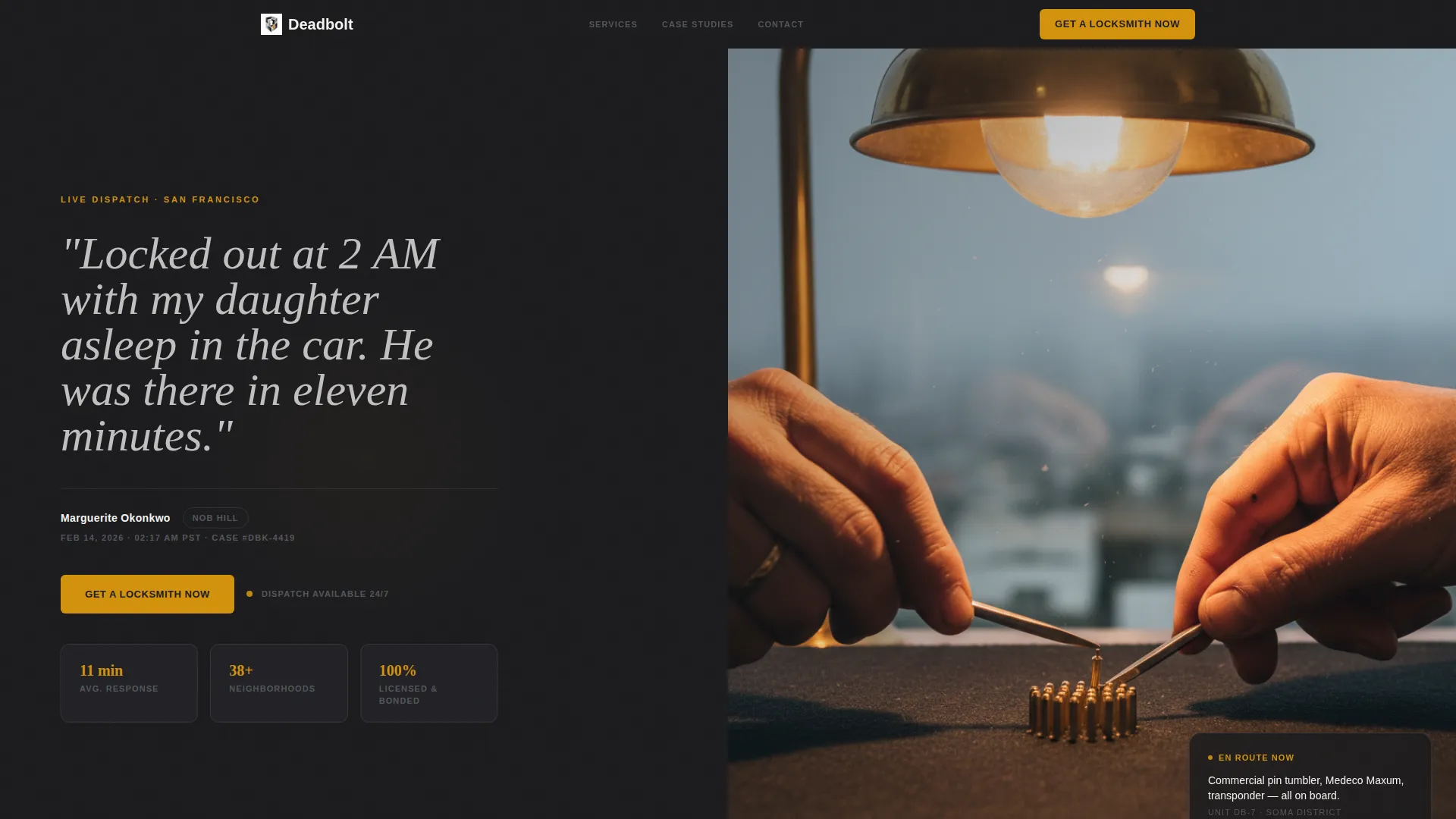 Rapid Locksmith | Free Website Template | Rocket