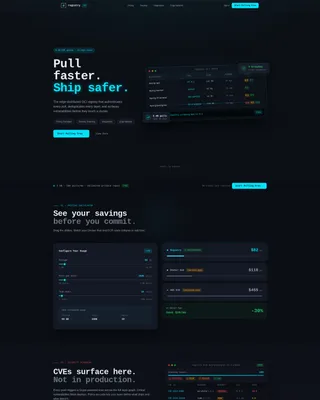 Container Registry Landing Page Template