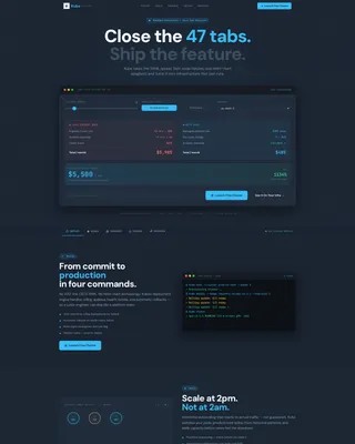 Containerization Managed Service Landing Page Template