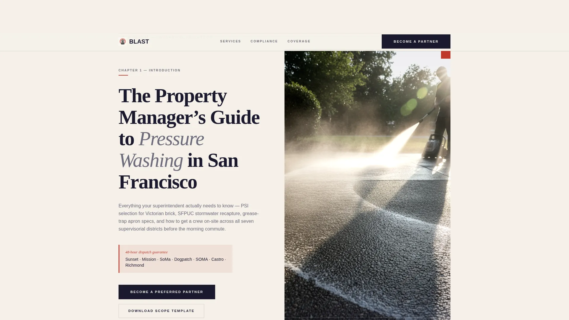 Insured Power Cleaning | Free Website Template | Rocket